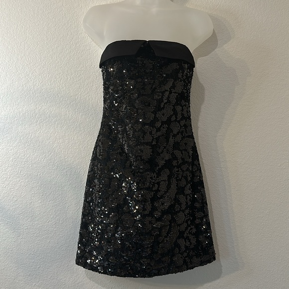Revolve Le Superbe Nominee Tux Dress in Noir Cluster Shine Size 2 - Picture 6 of 15